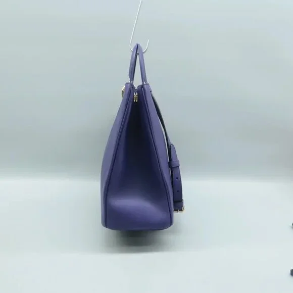 100% Authentic Dior Diorissimo Purple W/P Leather Satchel - Picture 3 of 12